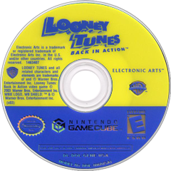 Looney Tunes Back in Action back cover for Gamecube